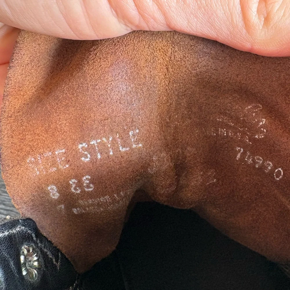 Vintage J Chisholm Packer Ranch Boots 74990 Size US 8 Men’s - Picture 9 of 12